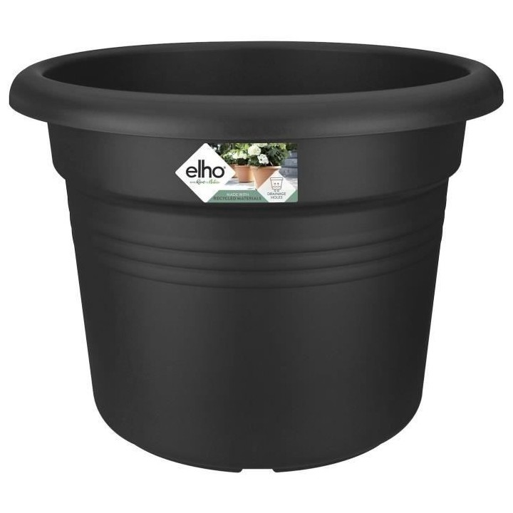 Pot De Fleurs Rond GREEN BASICS - Plastique - Ø45 - Terre cuite doux