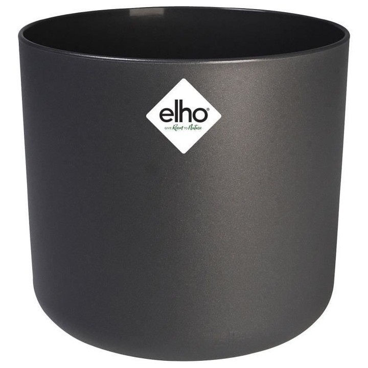 Pot De Fleurs Rond LOFT URBAN - Plastique Réservoir - Ø30 - Rose pou