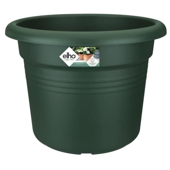 Pot De Fleurs Rond GREEN BASICS - Plastique - Ø45 - Leaf Green