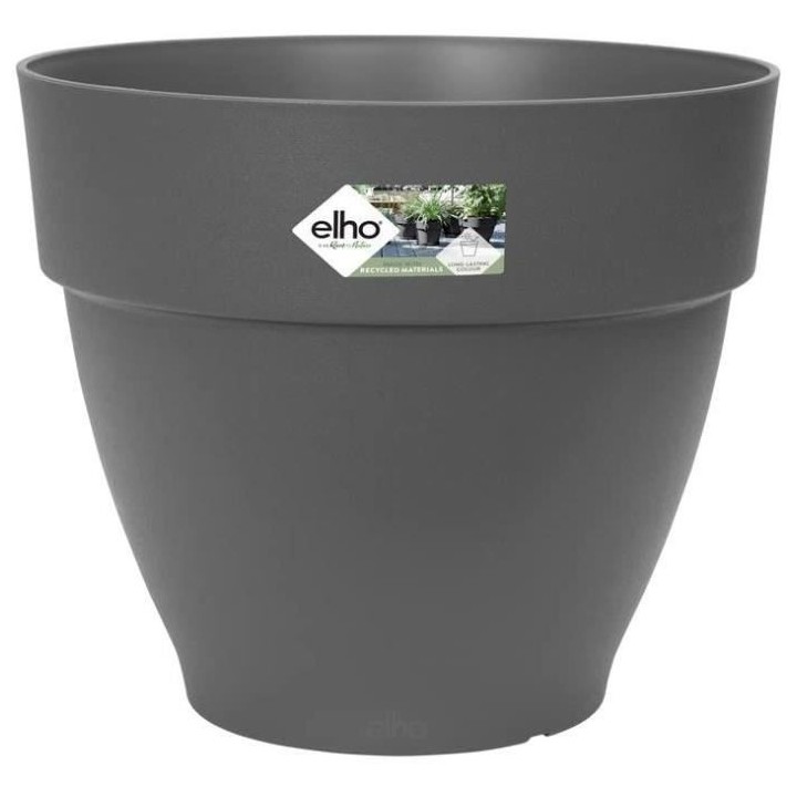 Pot De Fleurs Rond B.FOR - Plastique - Ø18 - Brique