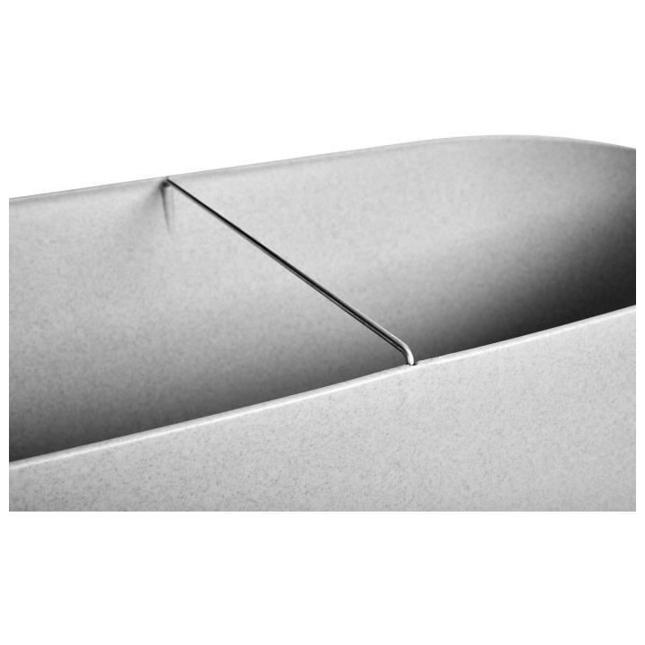 Planteur Ovale GREENVILLE - Plastique - Avec roulettes - Ø60 - Living