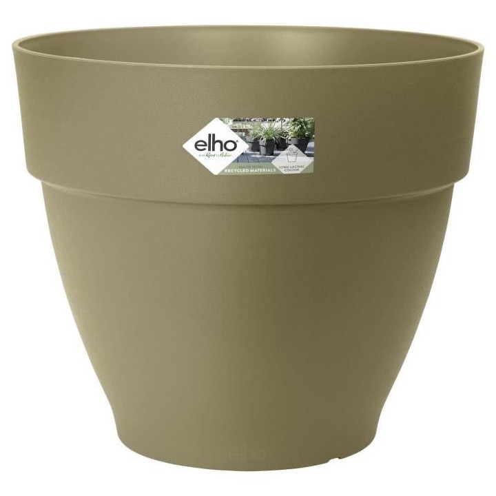 Pot De Fleurs Rond VIBIA - Plastique Réservoir - Ø35 - Vert