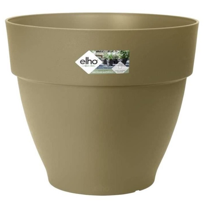 Pot De Fleurs Rond VIBIA - Plastique Réservoir - Ø47 - Vert
