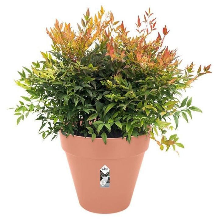 Pot De Fleurs Rond LOFT URBAN - Plastique - Percé - Réservoir - Avec