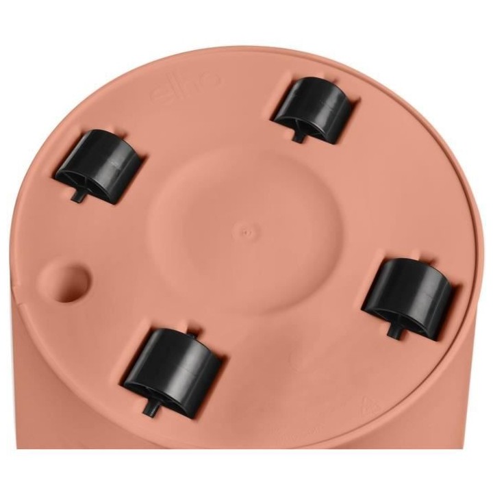 Pot De Fleurs Rond LOFT URBAN - Plastique - Percé - Réservoir - Avec