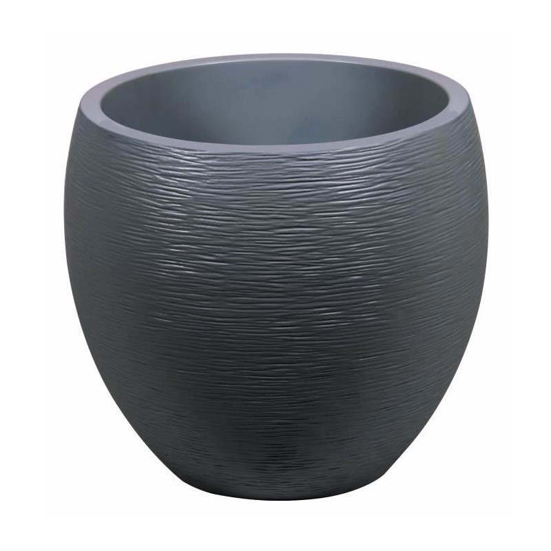 EDA Pot rond Graphit Ø50cm - Contenance 46L - Gris anthracite