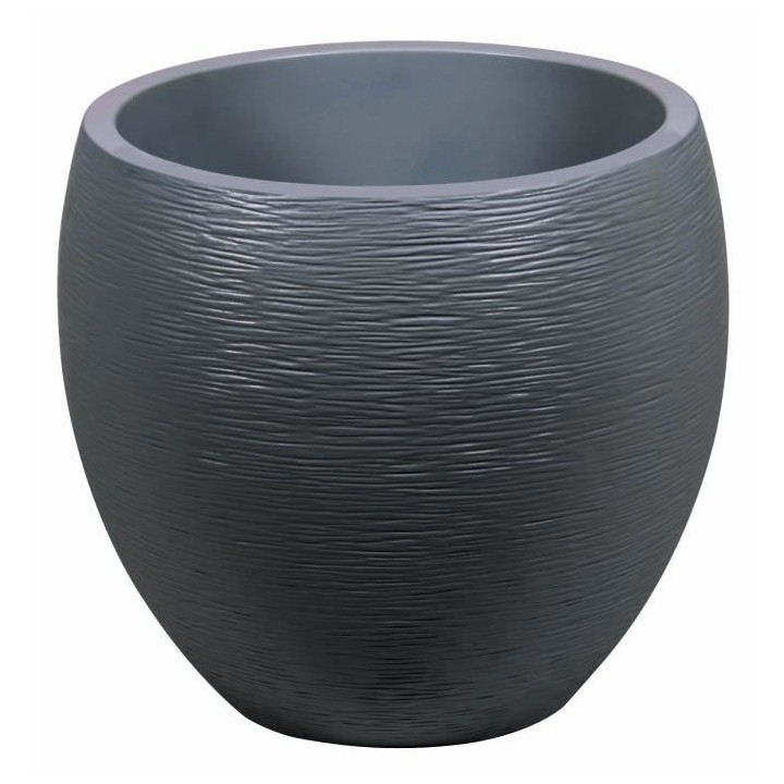 EDA Pot rond Graphit Ø50cm - Contenance 46L - Gris anthracite