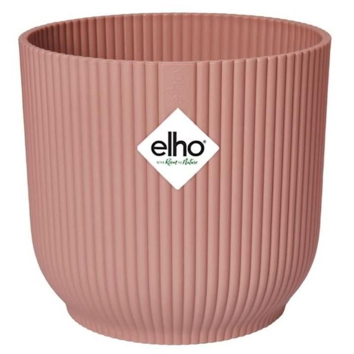 Pot De Fleurs Rond VIBES - Plastique - Ø30 - Bleu Foncé