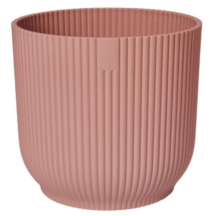 Pot De Fleurs Rond VIBES - Plastique - Ø30 - Bleu Foncé