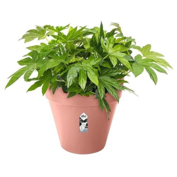 Pot De Fleurs Rond LOFT URBAN - Plastique - Percé - Réservoir - Avec