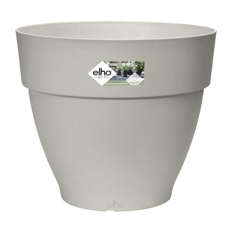 Pot De Fleurs Rond VIBIA - Plastique Réservoir - Ø40 - Blanc