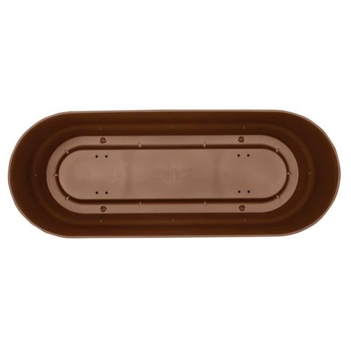 Planteur Ovale GREENVILLE - Plastique - Ø70 - Blanc