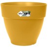 Pot De Fleurs Rond VIBIA - Plastique Réservoir - Ø40 - Jaune Miel