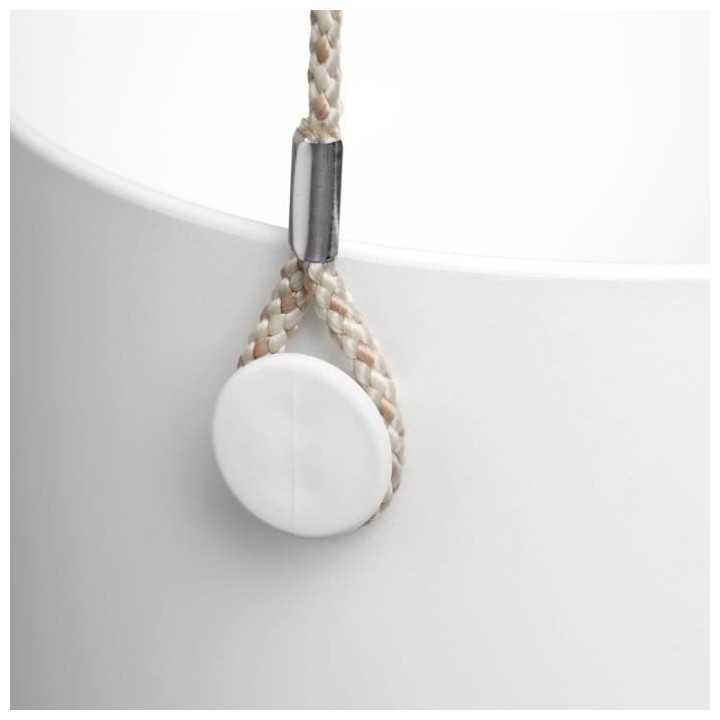 Pot De Fleurs Rond B.FOR - Plastique - Ø18 - Blanc