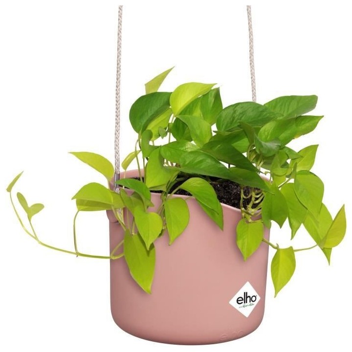 Pot De Fleurs Rond B.FOR - Plastique - Ø18 - Rose Poudré