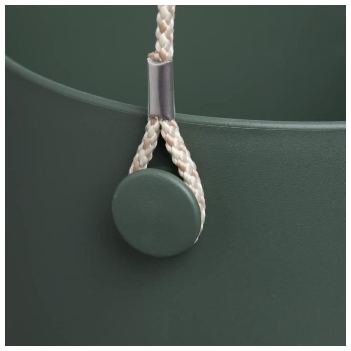 Pot De Fleurs Rond B.FOR - Plastique - Ø18 - Leaf Green