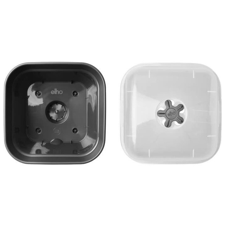 Pot De Fleurs Carré GREEN BASICS - Plastique - Réservoir - Ø20 - No