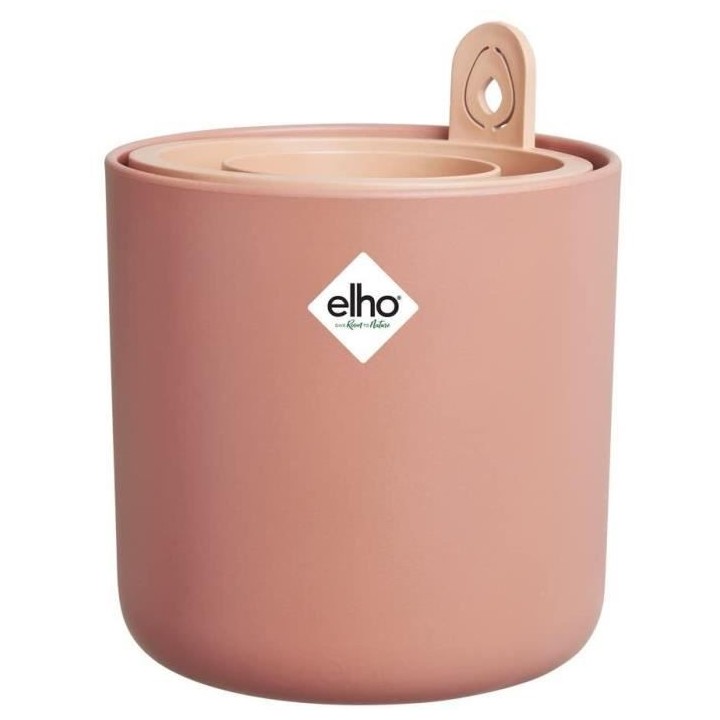 Pot De Fleurs Rond AMAZING AVOCADO - Plastique - Ø16 - Terra Caramel