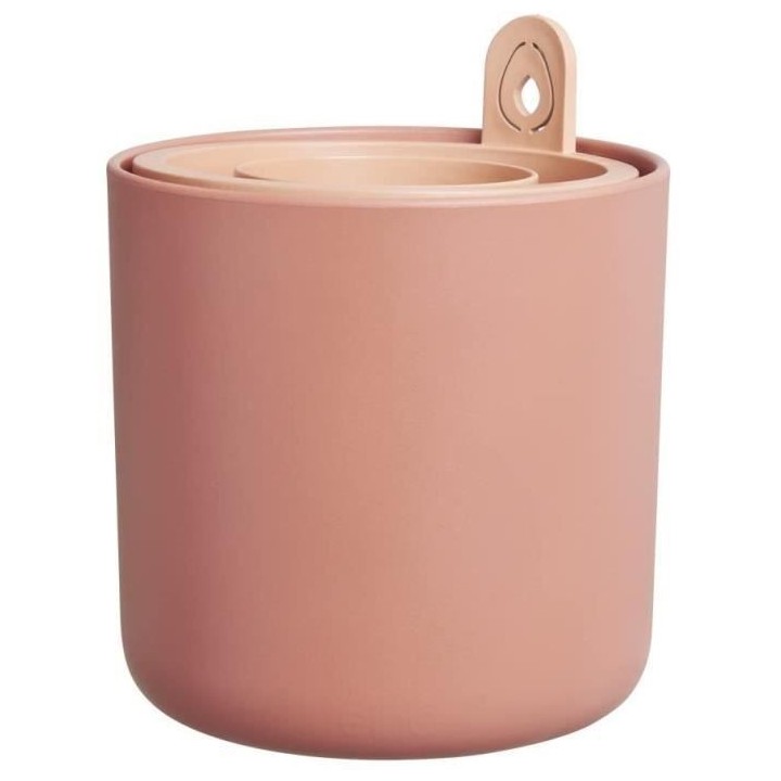 Pot De Fleurs Rond AMAZING AVOCADO - Plastique - Ø16 - Terra Caramel