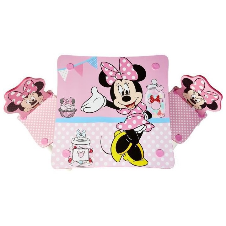 Table et chaises de Minnie Mouse en MDF.