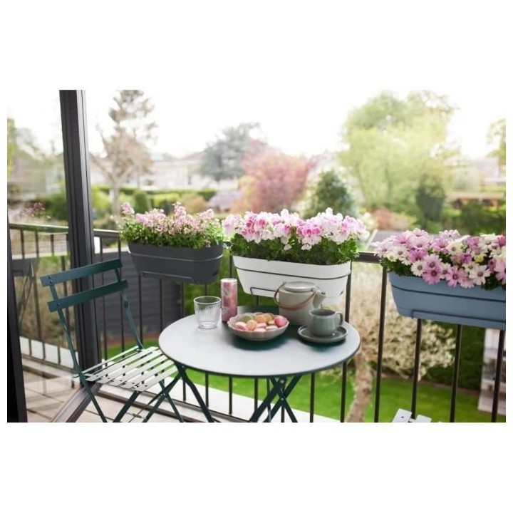 Planteur Rectangle VIBIA - Plastique - Réservoir - Ø70 - Jaune Miel