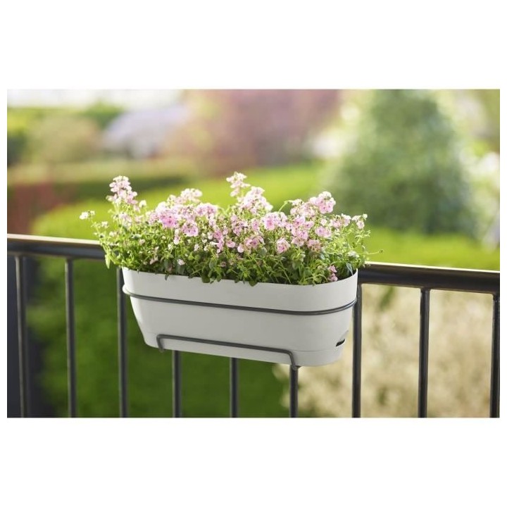 Planteur Rectangle VIBIA - Plastique - Réservoir - Ø70 - Blanc