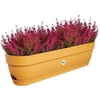 Planteur Rectangle VIBIA - Plastique - Réservoir - Ø70 - Rose Poussi