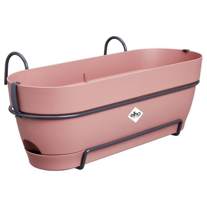 Planteur Rectangle VIBIA - Plastique - Réservoir - Ø50 - Rose Poussi