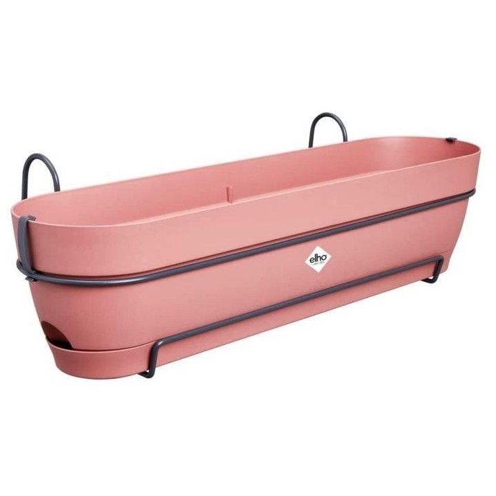 Planteur Rectangle VIBIA - Plastique - Réservoir - Ø70 - Rose Poussi
