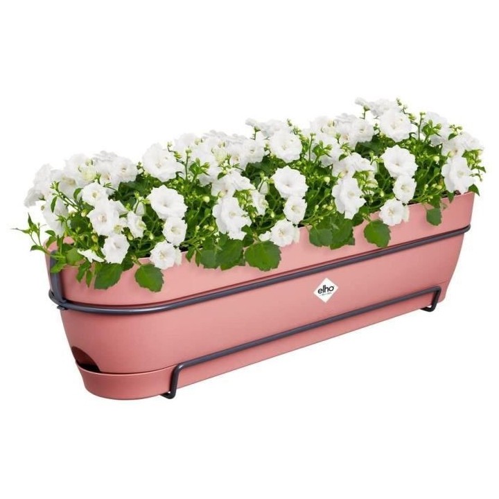 Planteur Rectangle VIBIA - Plastique - Réservoir - Ø70 - Rose Poussi