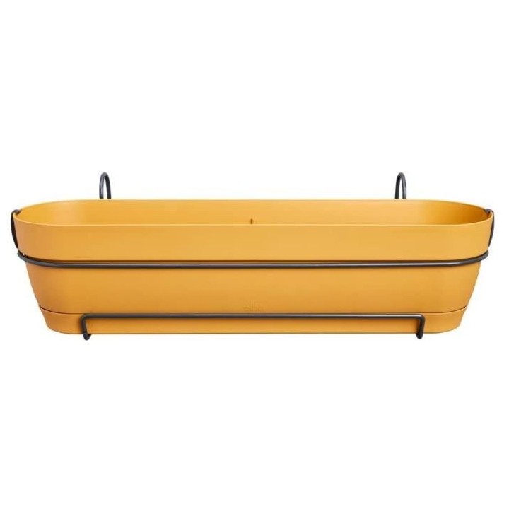 Planteur Rectangle VIBIA - Plastique - Réservoir - Ø70 - Jaune Miel