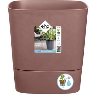 Pot De Fleurs Carré GREENSENSE AQUA CARE - Plastique Réservoir - Ave
