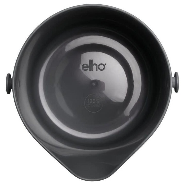 Pot De Fleurs Rond B.FOR - Plastique - Ø18 - Anthracite