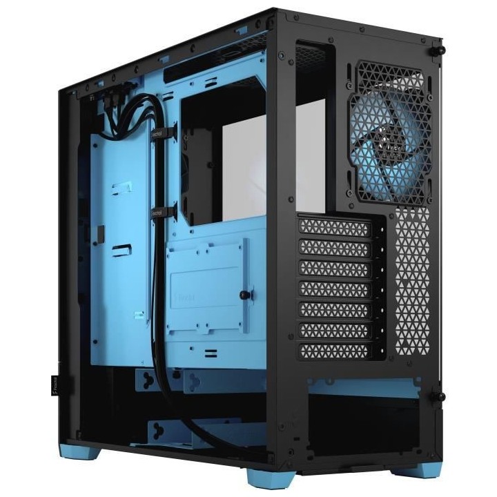 FRACTAL DESIGN - Pop Air RGB Cyan TG - Boîtier PC - Cyan (FD-C-POR1A-