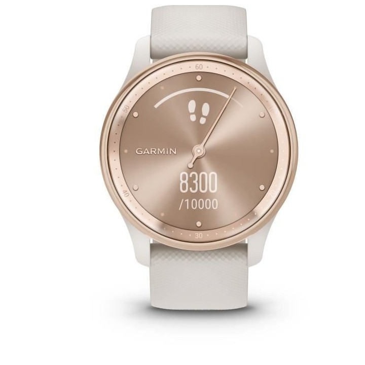 GARMIN vivomove Trend Montre connectée - Silicone - Ecru WW