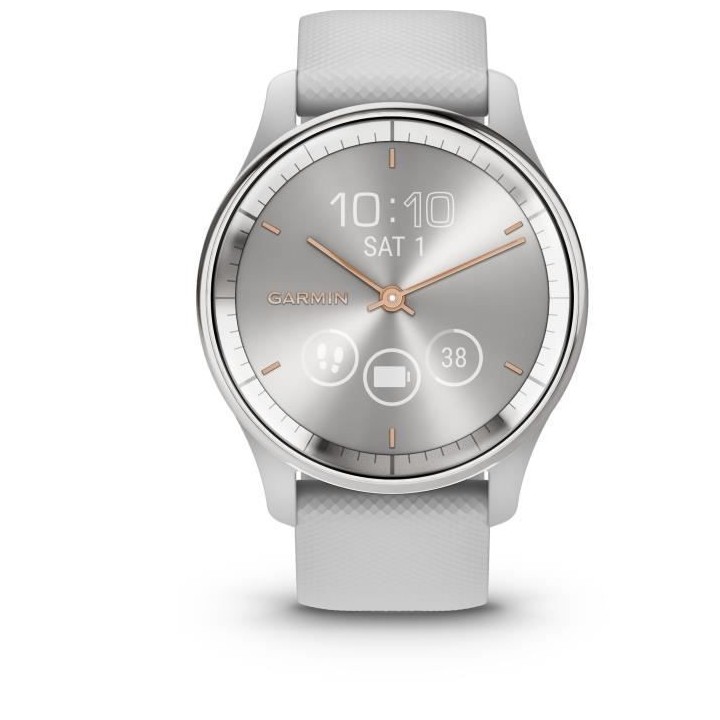GARMIN Vivomove Trend Montre connectée - Silicone - Mist Gris WW