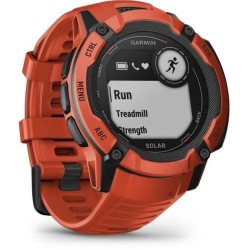 Montre GPS connectée - GARMIN - Instinct 2X Solar Rouge