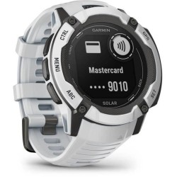 Montre GPS connectée - GARMIN - Instinct 2X Solar Blanche