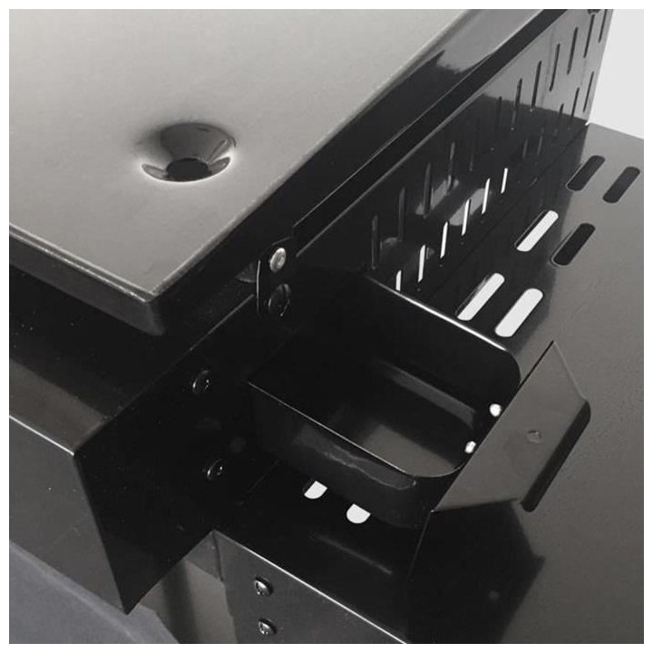 Plancha gaz GARDEN MAX - 3 feux - Sur chariot - Acier émaillé - 60 x