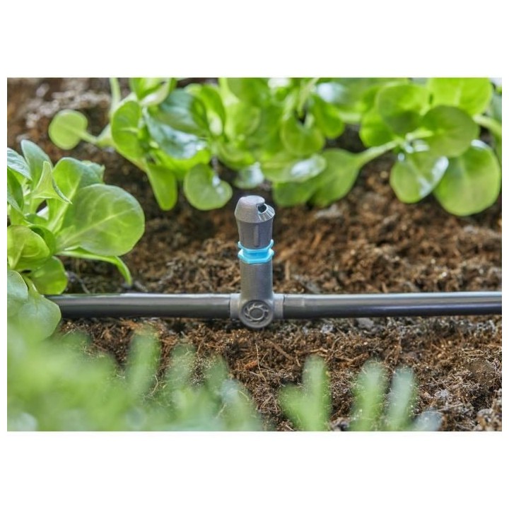 Dérivation en T pour micro-asperseurs 3/16 4.6mm Boite de 10 pieces.