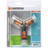 GARDENA Nécessaire de dérivation – Raccordement triple – Compatibilité Original GARDENA System – Robuste – Garantie 2