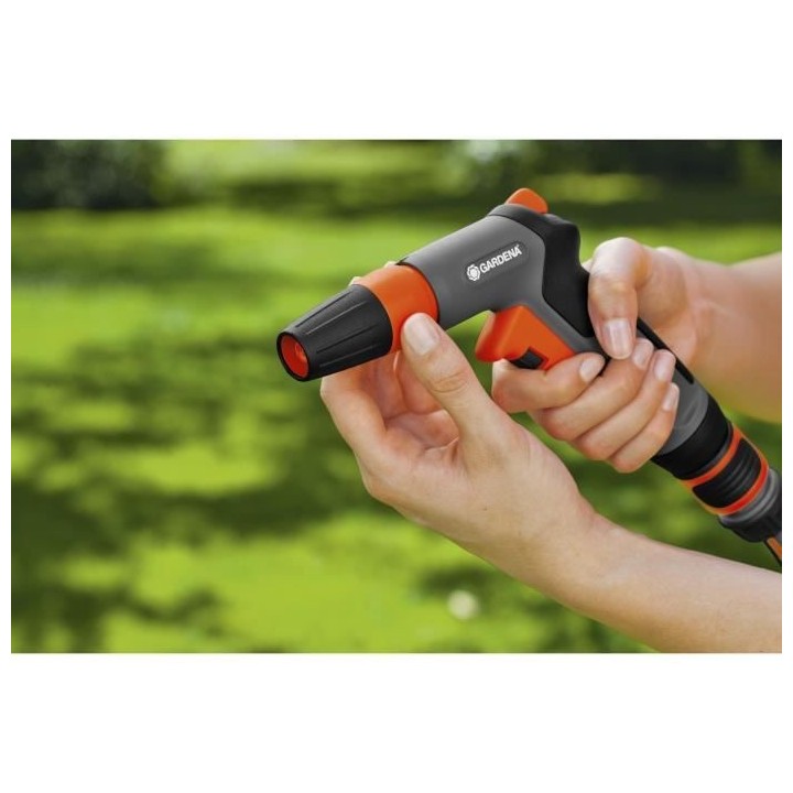 GARDENA Pistolet d'arrosage et nettoyage Comfort – Jet concentré &