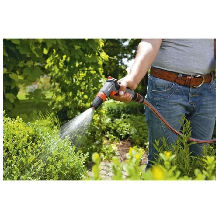 GARDENA Pistolet d'arrosage et nettoyage Comfort – Jet concentré &