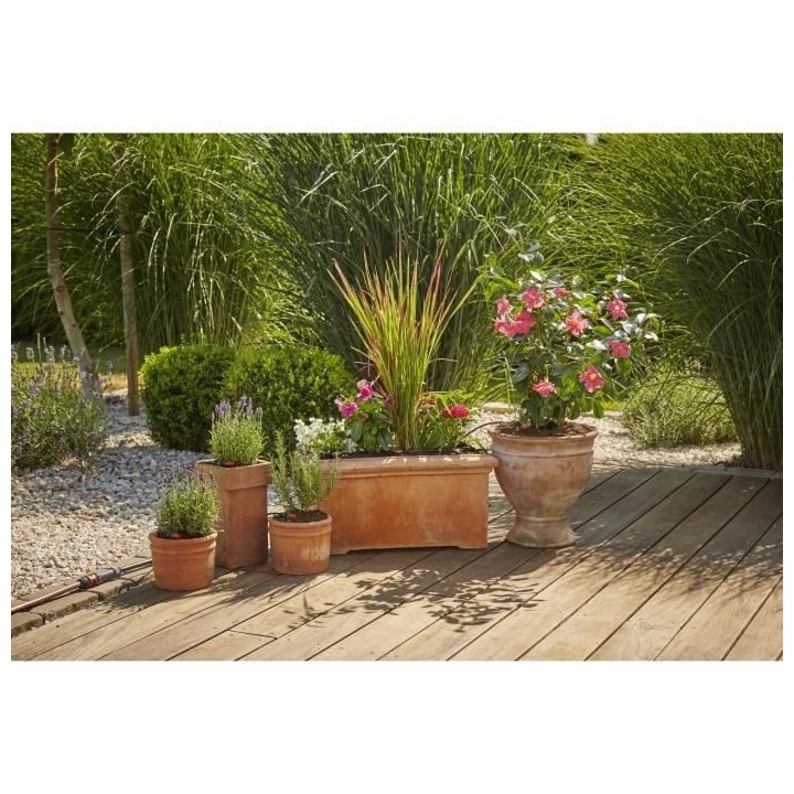 GARDENA Kit d'arrosage goutte-a-goutte pour plantes en pots M – Micr