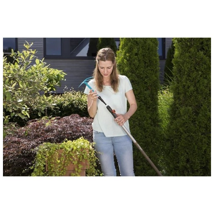 GARDENA Serfouette a fleurs 6.5cm Combisystem - Acier enduit – Outil