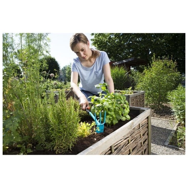 GARDENA Serfouette a fleurs 6.5cm Combisystem - Acier enduit – Outil