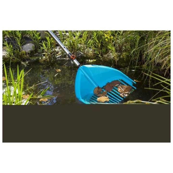 GARDENA Râteau-pelle 3 en 1 36cm Combisystem - Plastique solide renfo