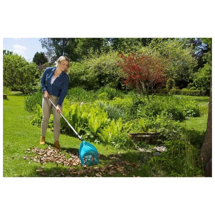 GARDENA Râteau-pelle 3 en 1 36cm Combisystem - Plastique solide renfo