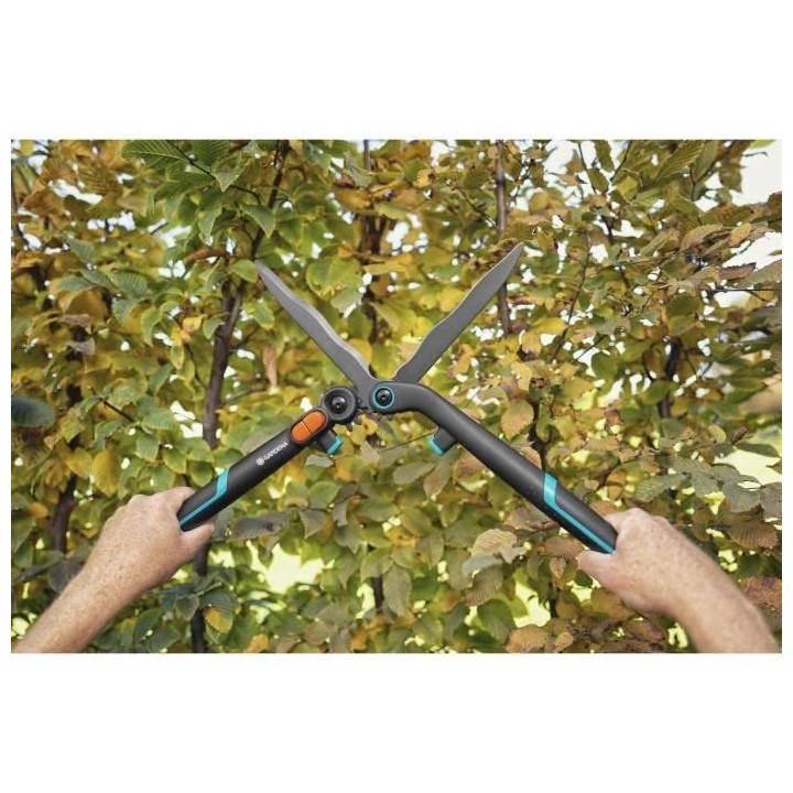 GARDENA Cisaille a haies 2en1 EnergyCut –Lames ondulées –Reveteme