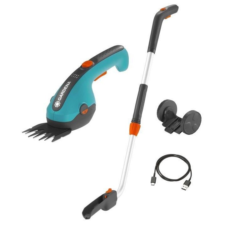 Kit cisaille a gazon ClassicCut Li + manche télescopique + roues - 3,